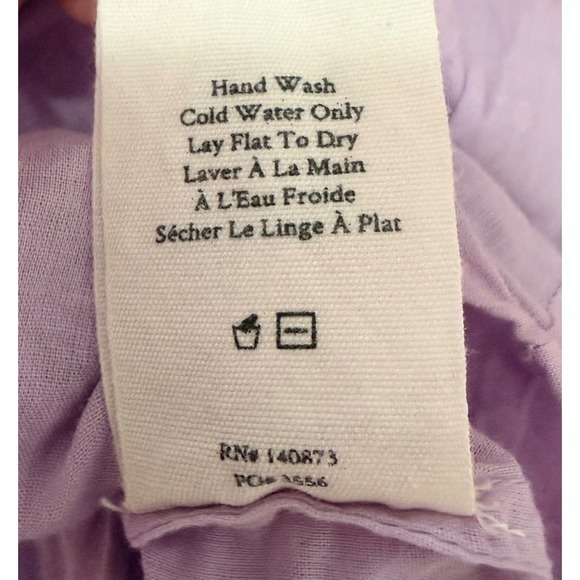 LoveShackFancy Natasha Wisteria Lavender Small Cotton Ruffle Mini Dress - Picture 13 of 13